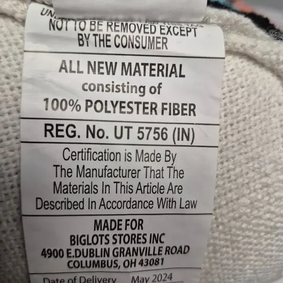 NWT Leykke Decor decorative pillow hang loose hand - Picture 10 of 11